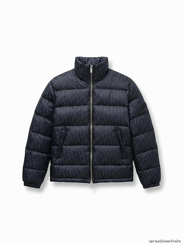 Dior's classic fashionable black down jacket