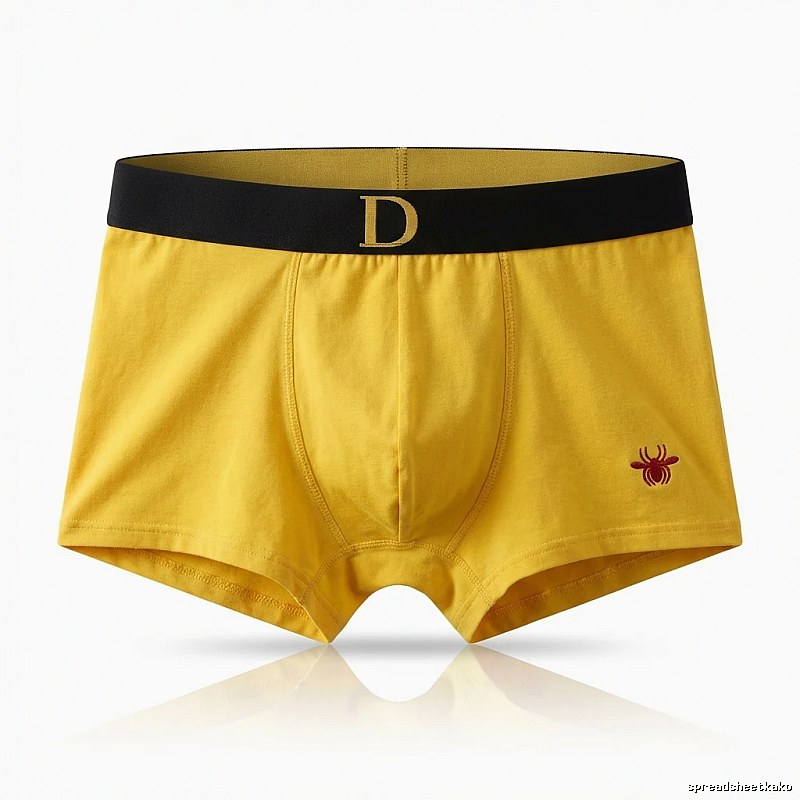 Dior's fashionable yellow panties.