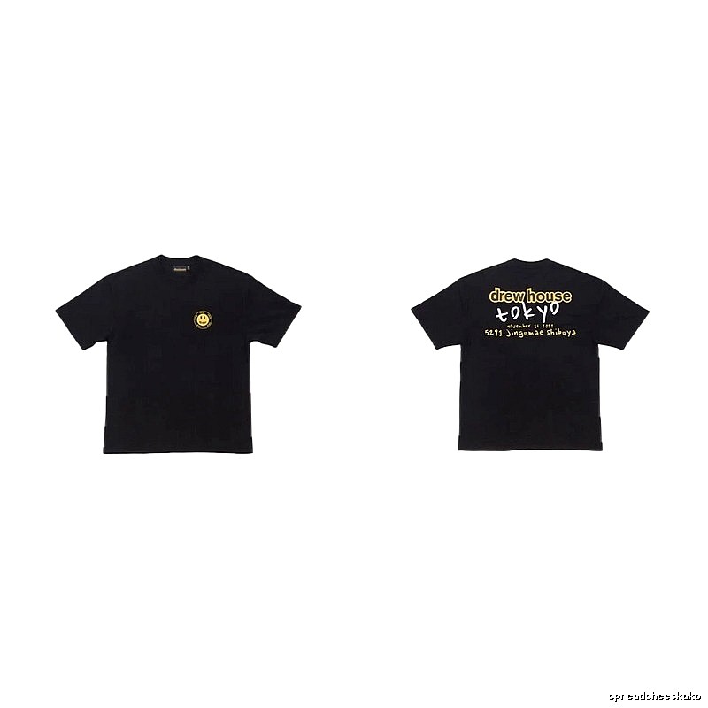 DrewHouse Tokyo Limited Street Style Black T-Shirt
