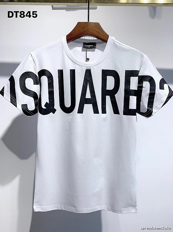 DSQUARED2 Lettering Street Style White T-shirt
