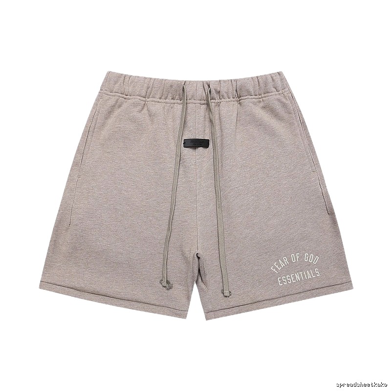 ESSENTIALS Casual Light Grey Shorts