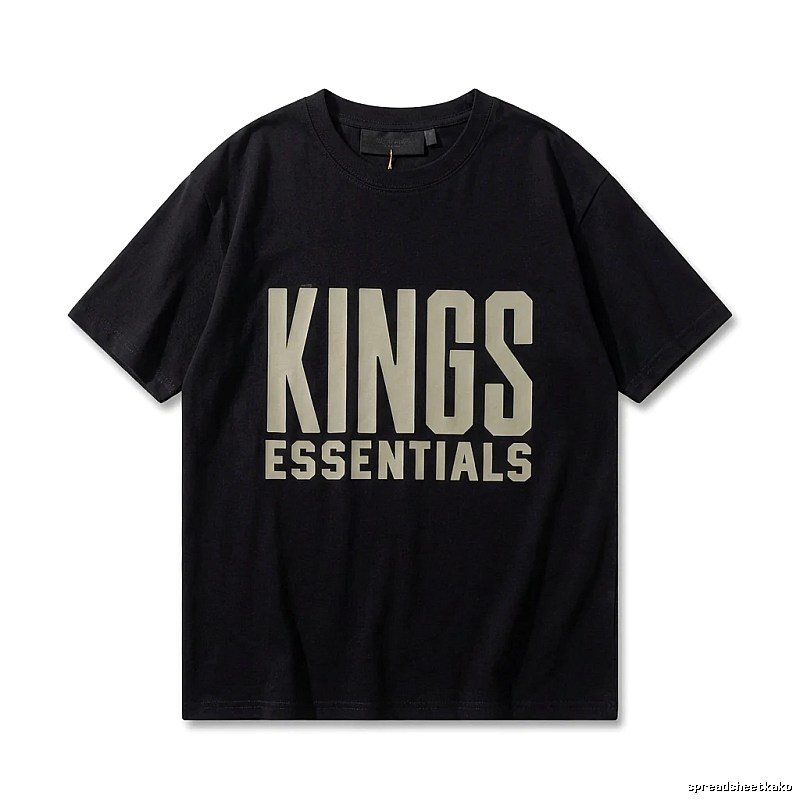 ESSENTIALS KINGS Style Black T - Shirt