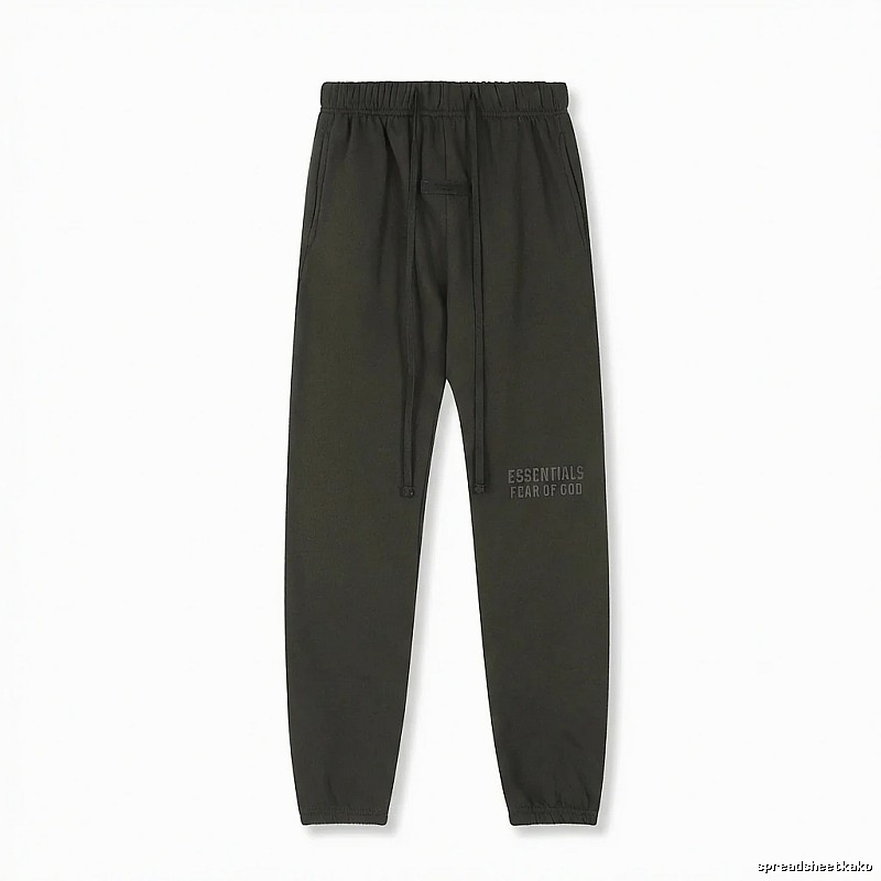 ESSENTIALS minimalist style dark gray sweatpants