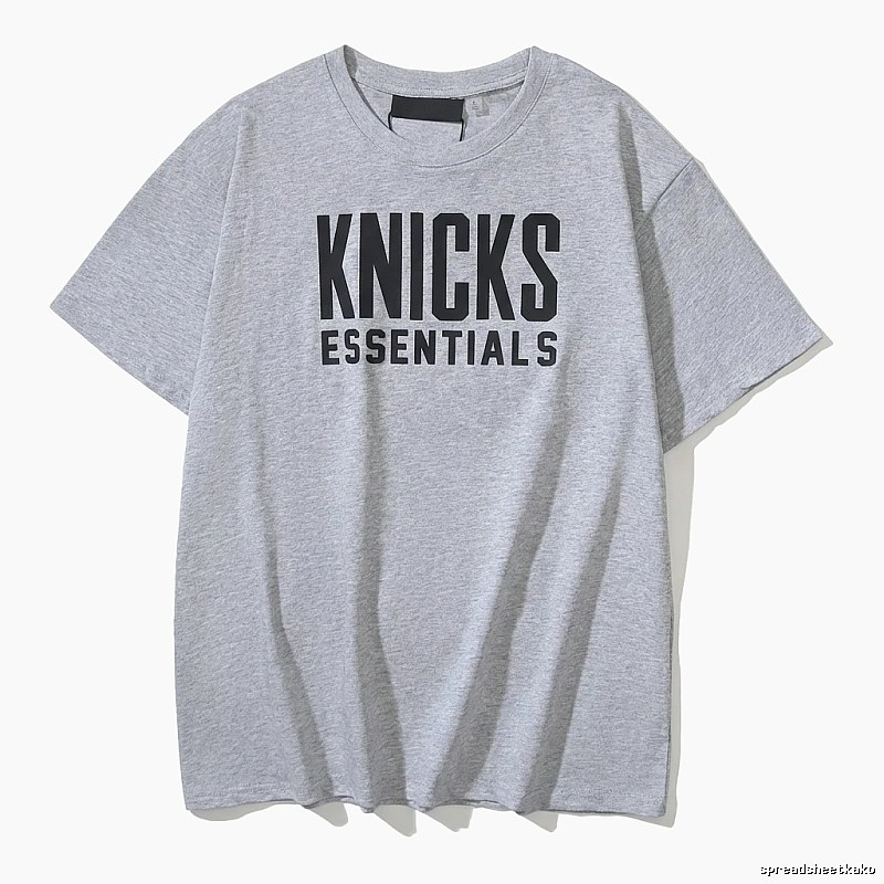 ESSENTIALS minimalist style grey T-shirt