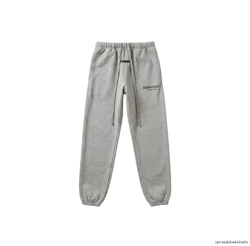 ESSENTIALS Simple Gray Sweatpants