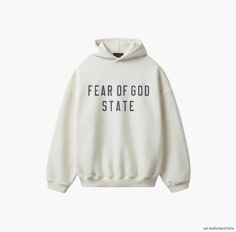 ESSENTIALS Simple Style White Sweatshirt