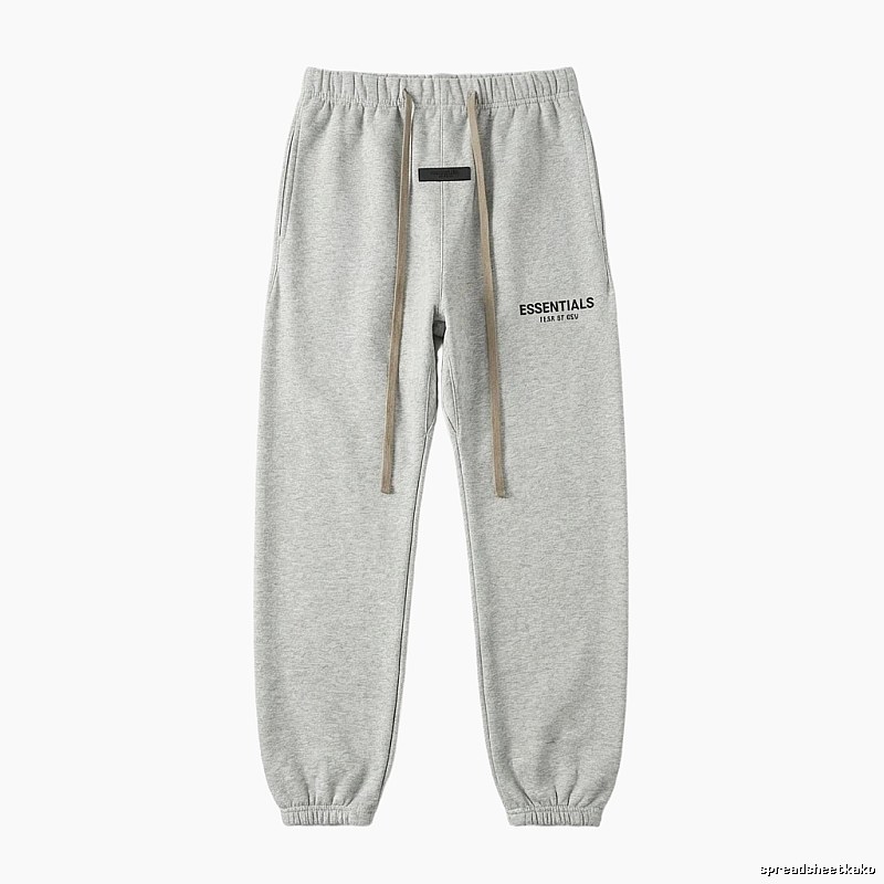 ESSENTIALS Trendy Brand Light Gray Sweatpants