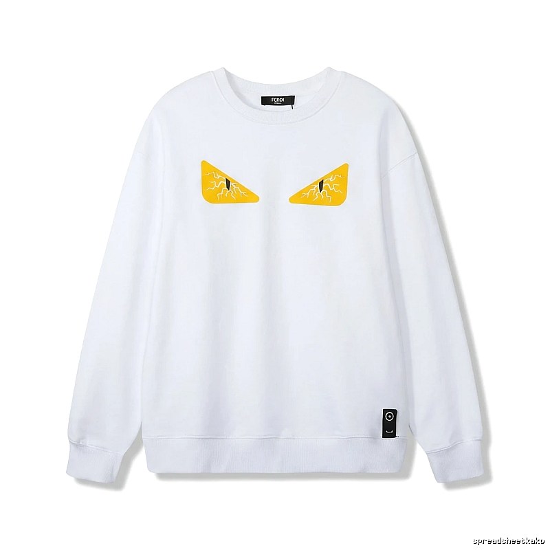 Fendi Little Monster White Sweatshirt