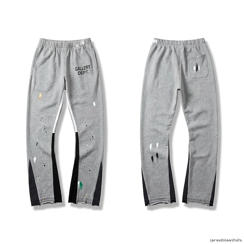 Gallery Dept Graffiti Style Gray Sweatpants