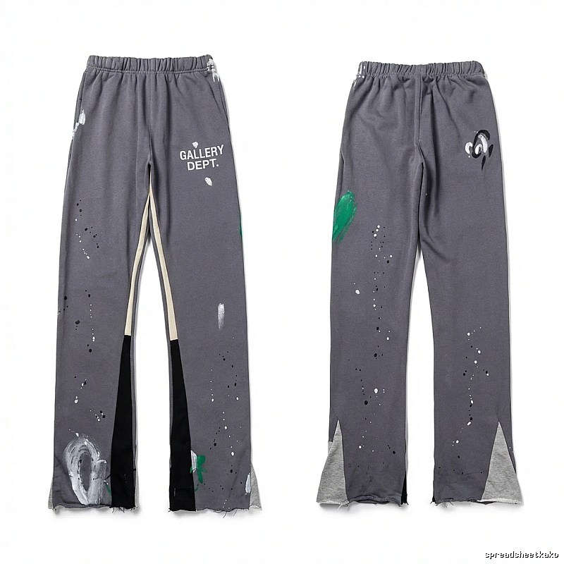 Gallery Dept Graffiti Style Grey Trousers