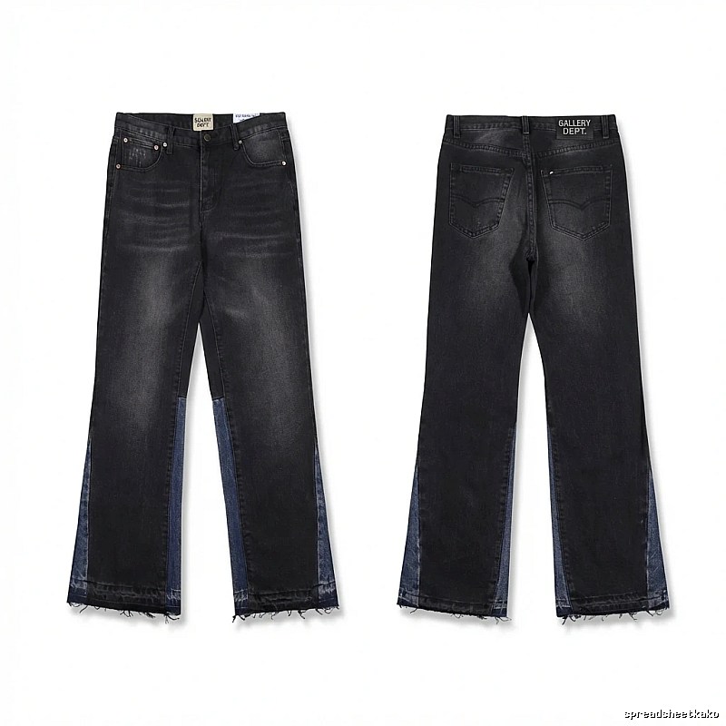 Gallery Dept patchwork-style jeans