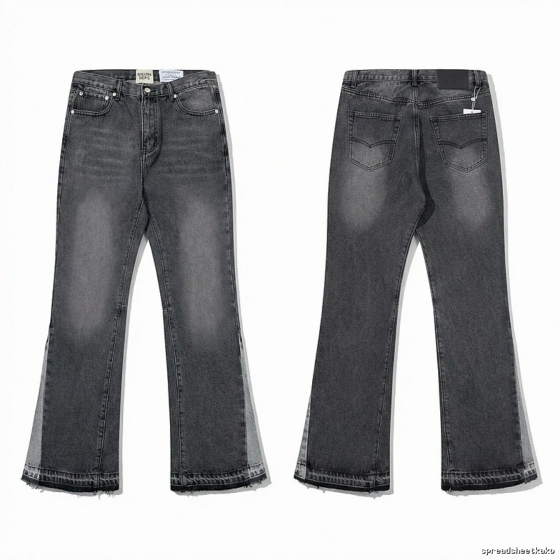 Gallery Dept Retro Style Black and Grey Jeans