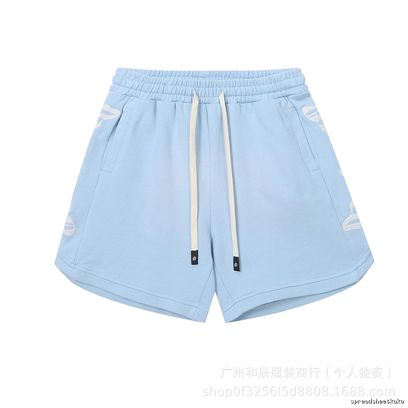 Godspeed Jacquard Street Style Light Blue Shorts