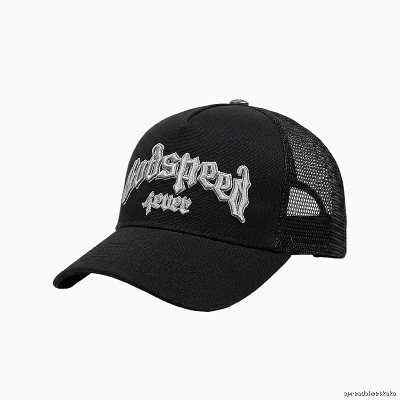 Godspeed retro-style black hat