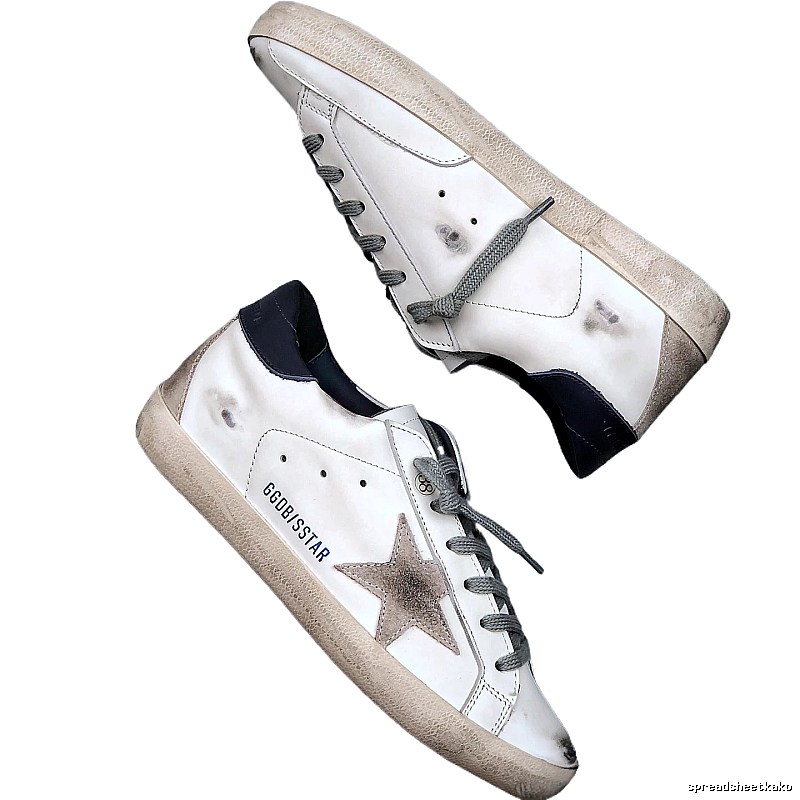 Golden Goose Dirty Style White Shoes