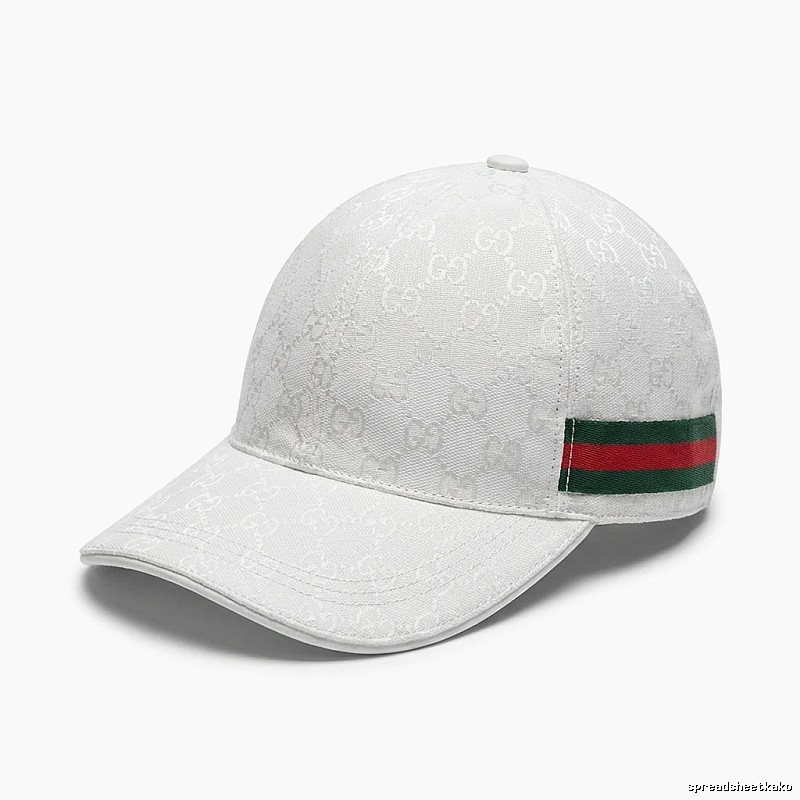 Gucci classic white baseball cap