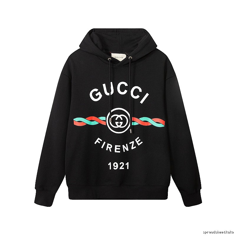 Gucci Hoodie with Black Hoodie with Gucci Firenze