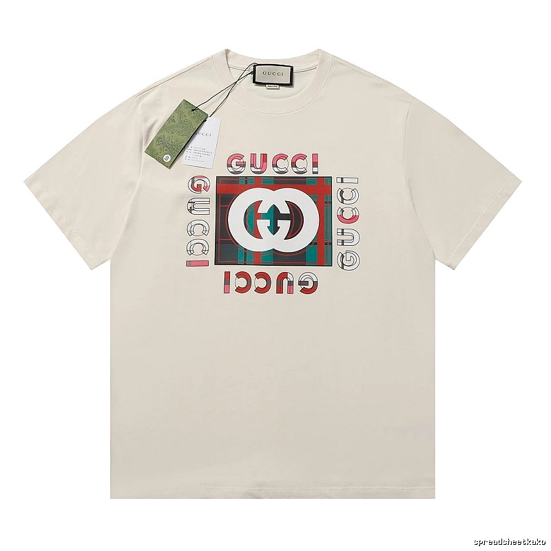 Gucci printed fashion white T-shirt