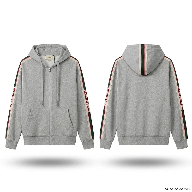 Gucci Stripe Grey Hoodie