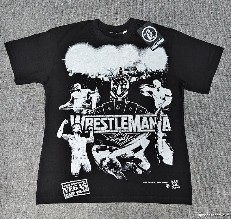 Hellstar WrestleMania Street Style Black T-Shirt