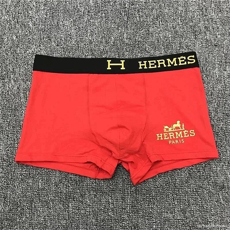 Hermes Lightweight Logo boxer briefs Black Boxer Briefs for Trend Styling
