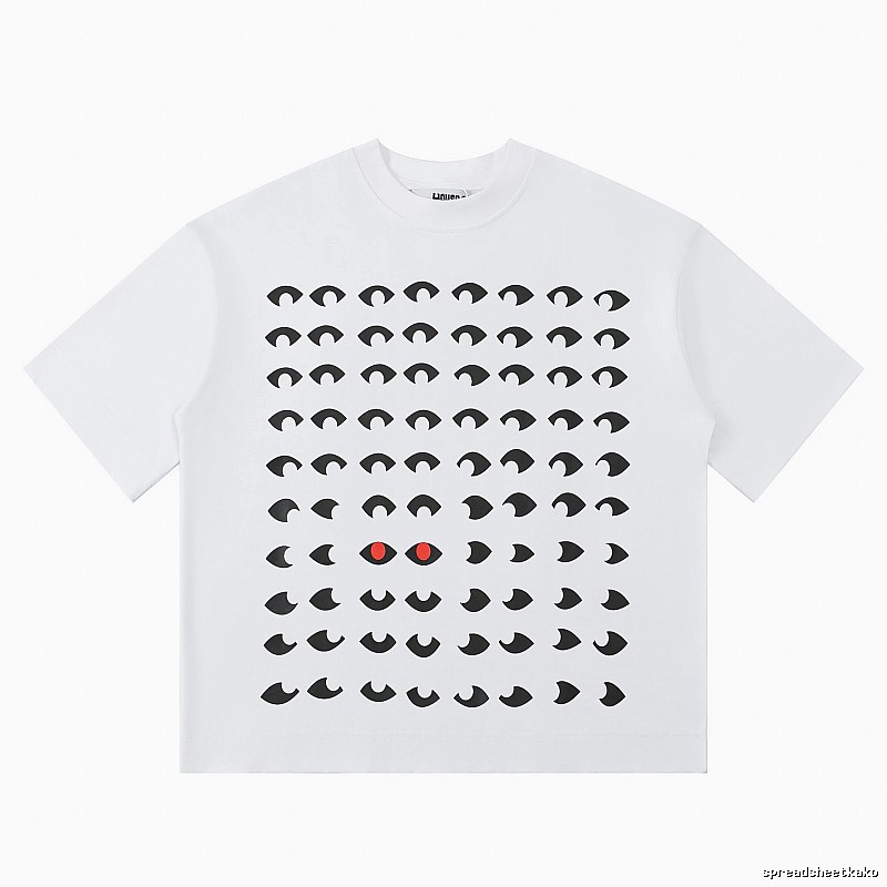 House of Errors Eye Print White T-shirt