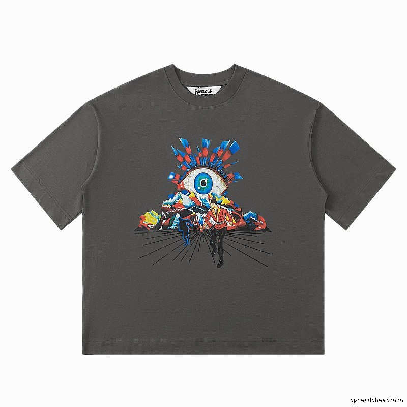 House of Errors Grotesque Style Gray T-shirt