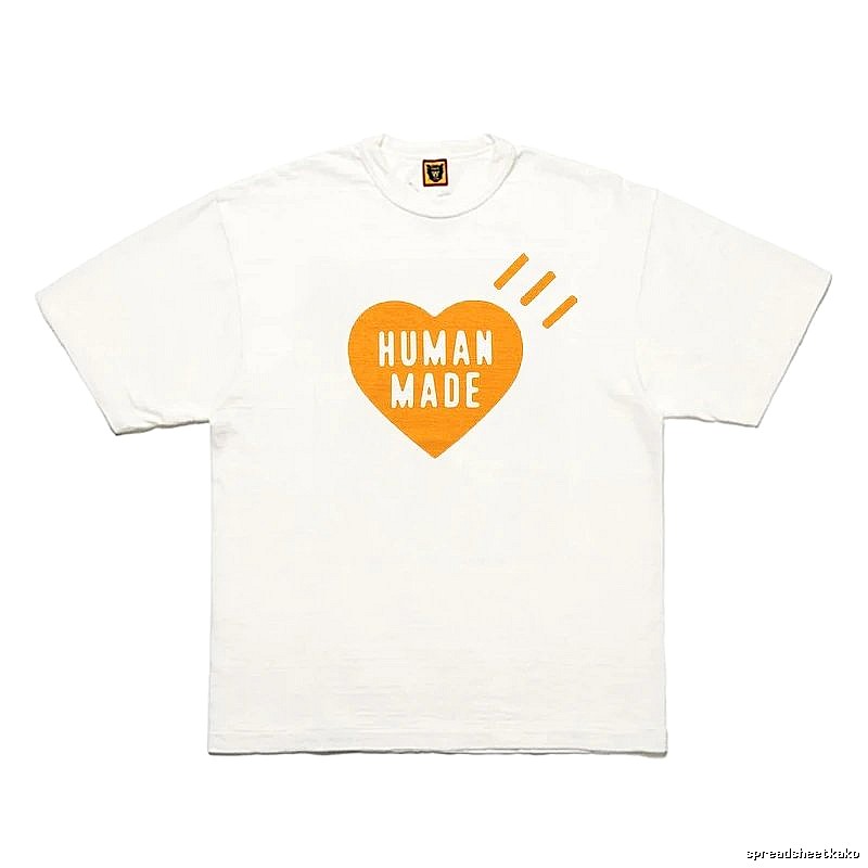 Human Made Compact Heart logo T-shirt Black Green Human for Smart Casual Looks