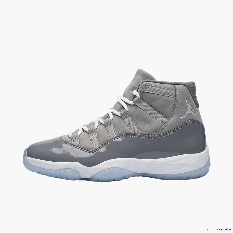 Jordan 11 Cool Grey-Blue Sneakers