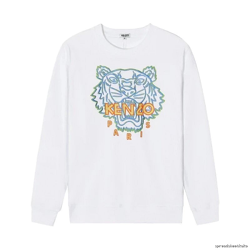 Kenzo Style Kc22 Tiger SweatShirt Color Pop Graphic