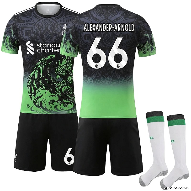 LFC Dark Green Flame Wind Jersey