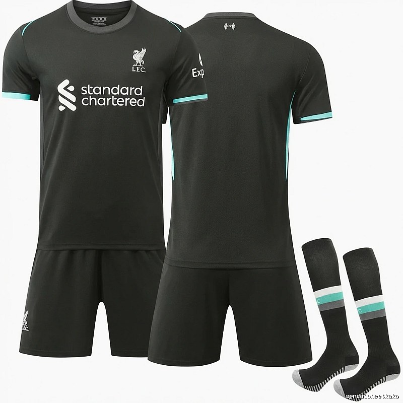 LFC sporty black jersey set
