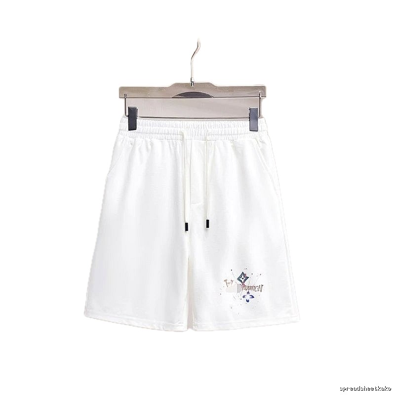 Louis Vuitton Printed Casual Style White Shorts