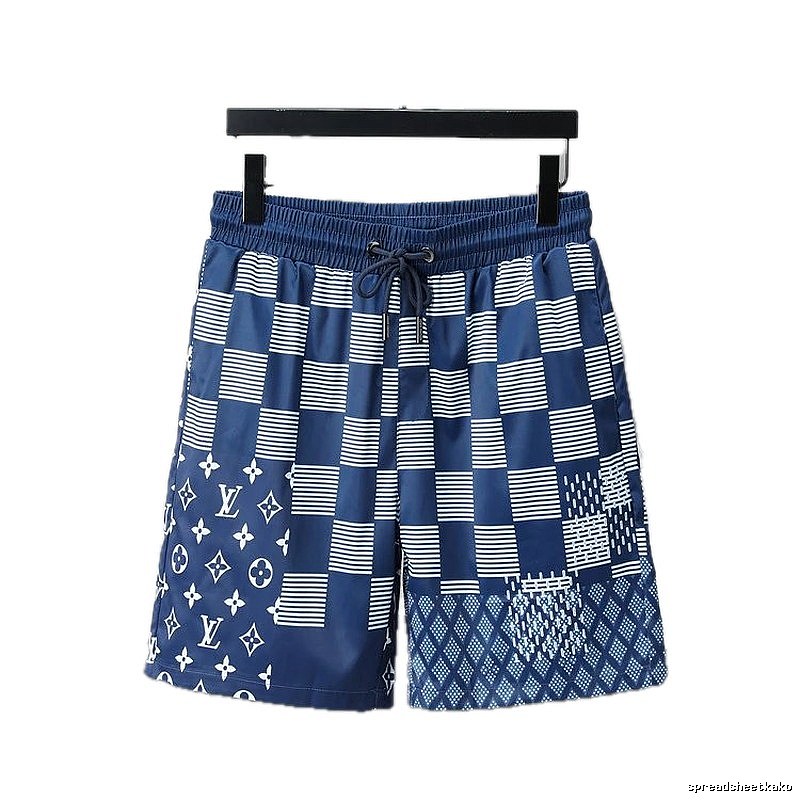 LV Damier Azur Fashion Blue Shorts