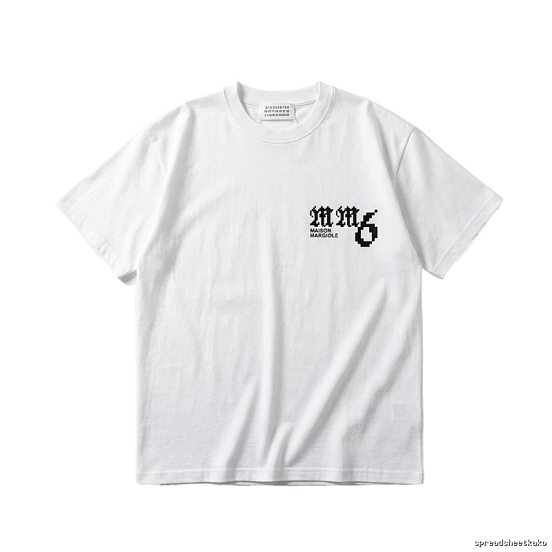 Maison Margiela simple-style white T-shirt