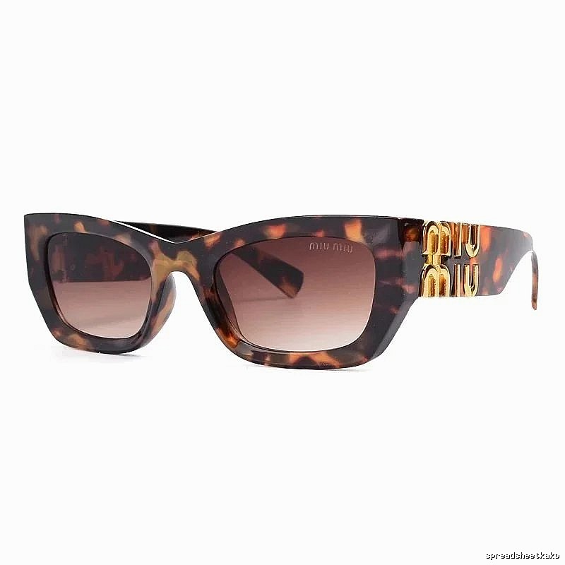 Miu Miu Easy Match Oversized sunglasses Black Oval Sunglasses for Everyday Use