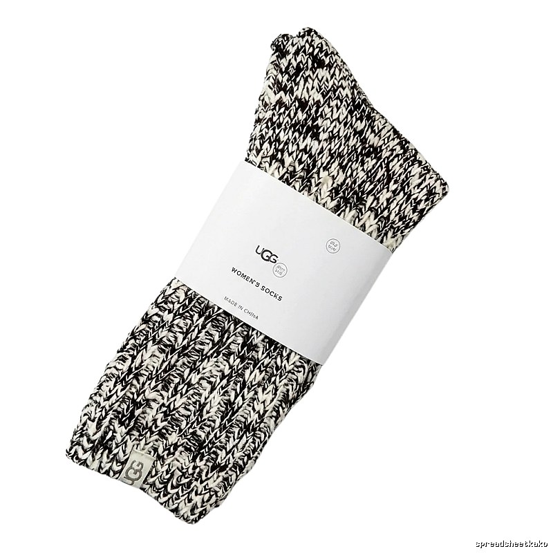 MiuMiu Knitted Black and White Trendy Socks