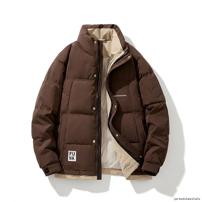MLB Brown Casual Style Cotton-padded Jacket