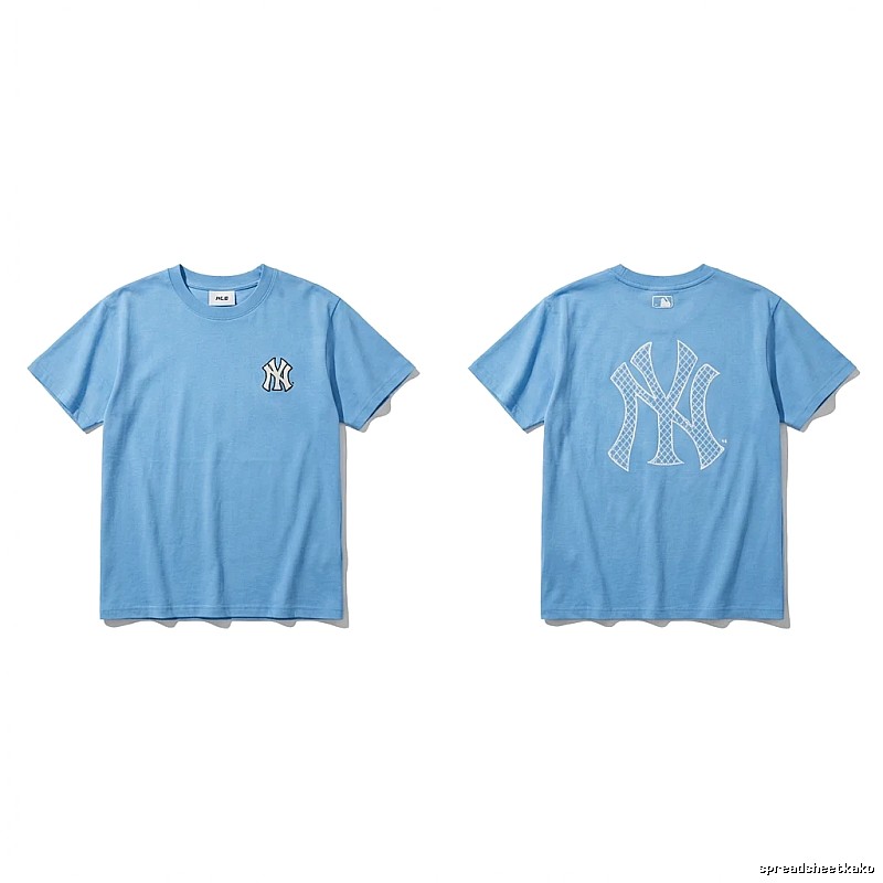 MLB Classic Simple Style Blue T-shirt