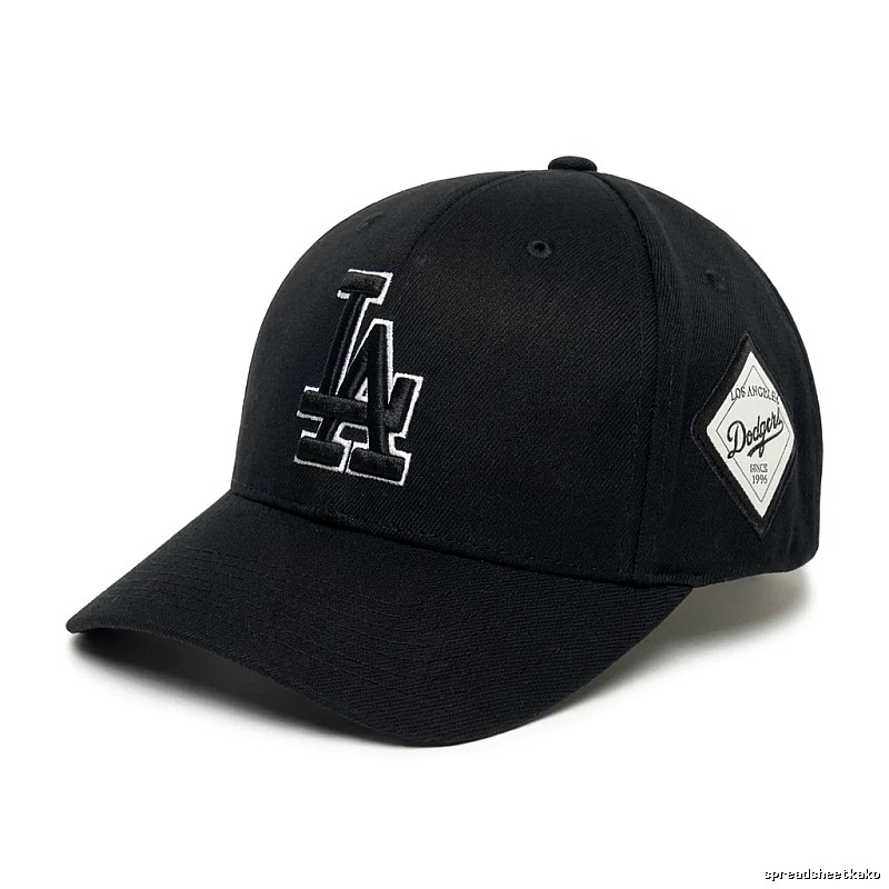 MLB Dodgers black baseball cap
