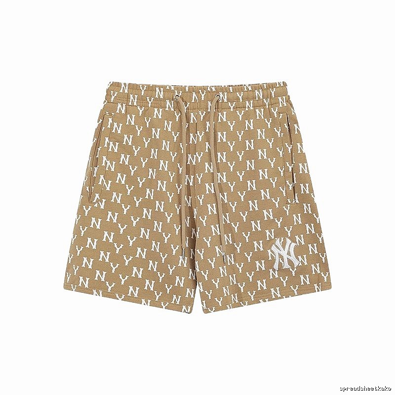 MLB Full-Printed Casual Khaki Shorts
