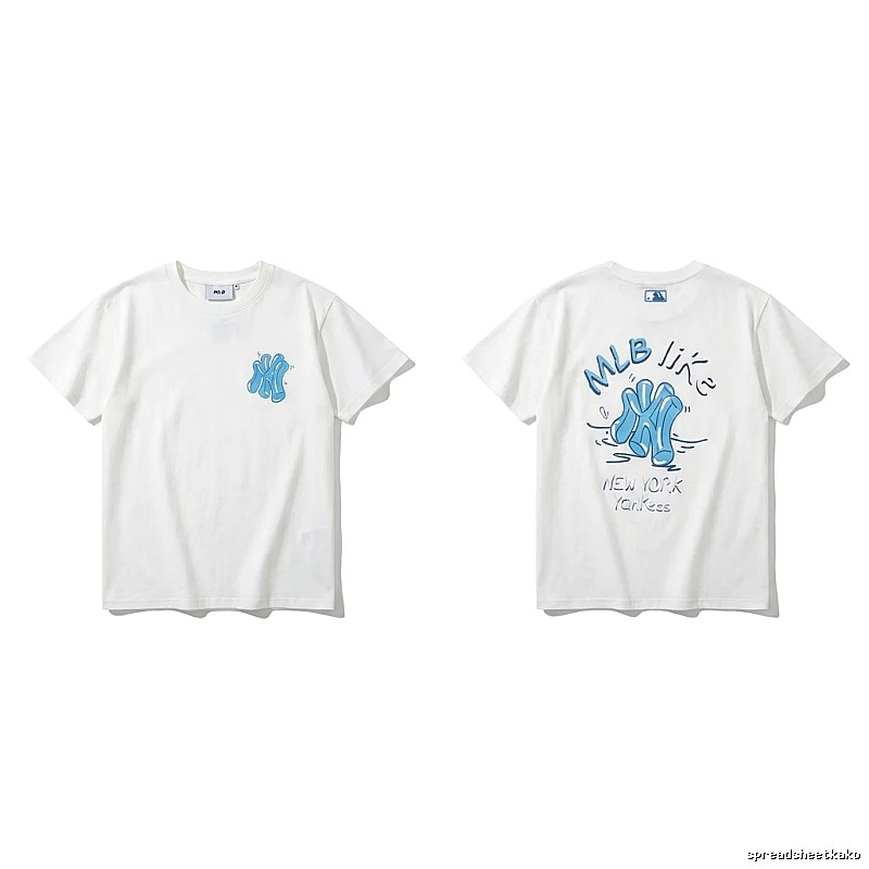 MLB New York Graffiti Style White T-shirt