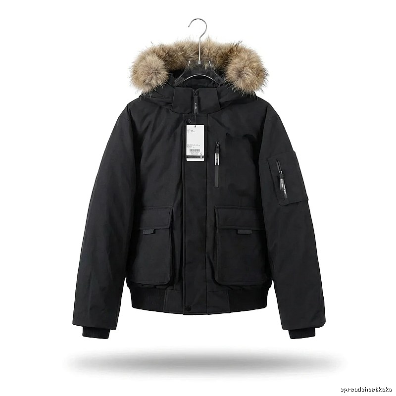 MLB Workwear Style Black Down Jacket
