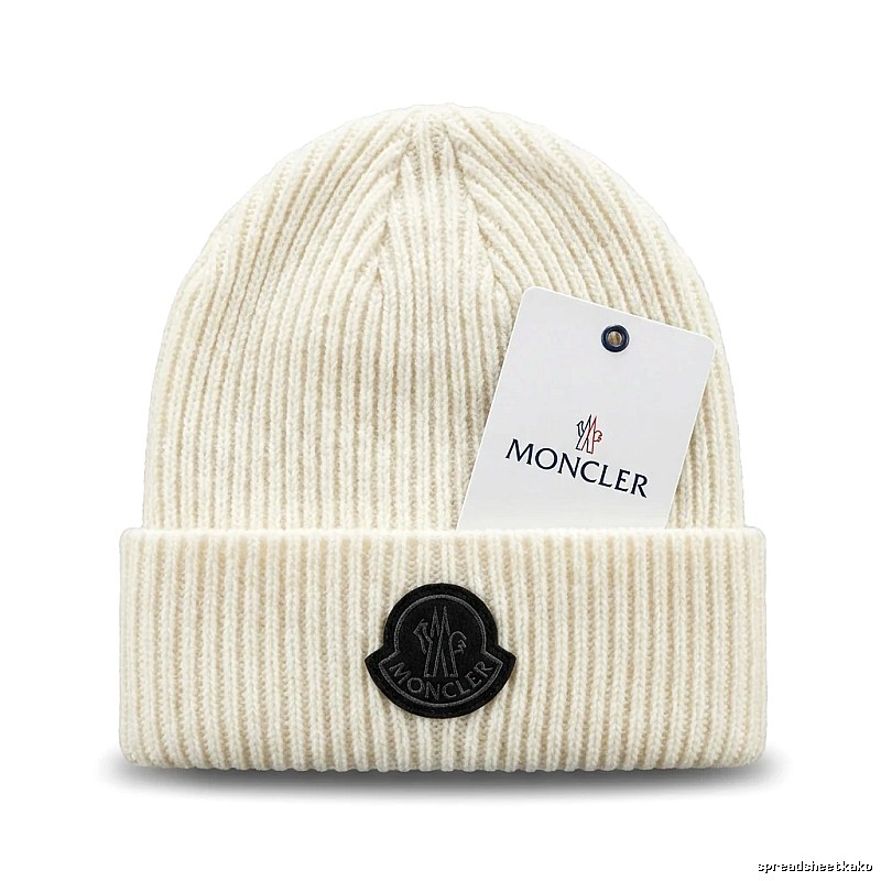 Moncler basic model simple off-white hat