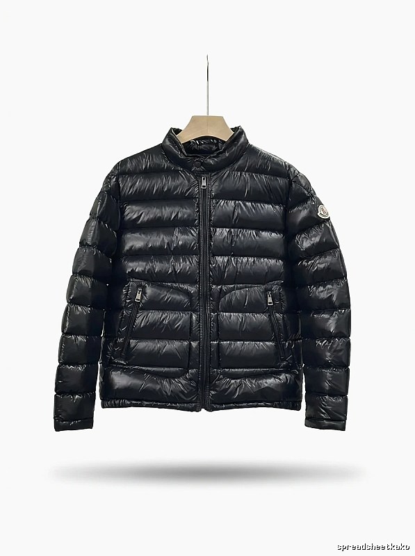 Moncler black fashionable down jacket
