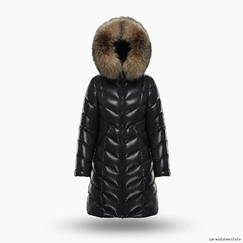 Moncler black luxury style down jacket
