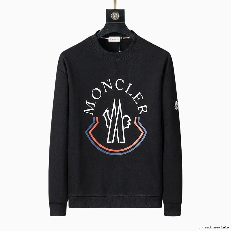 Moncler Classic and Stylish Black Sweatshirt