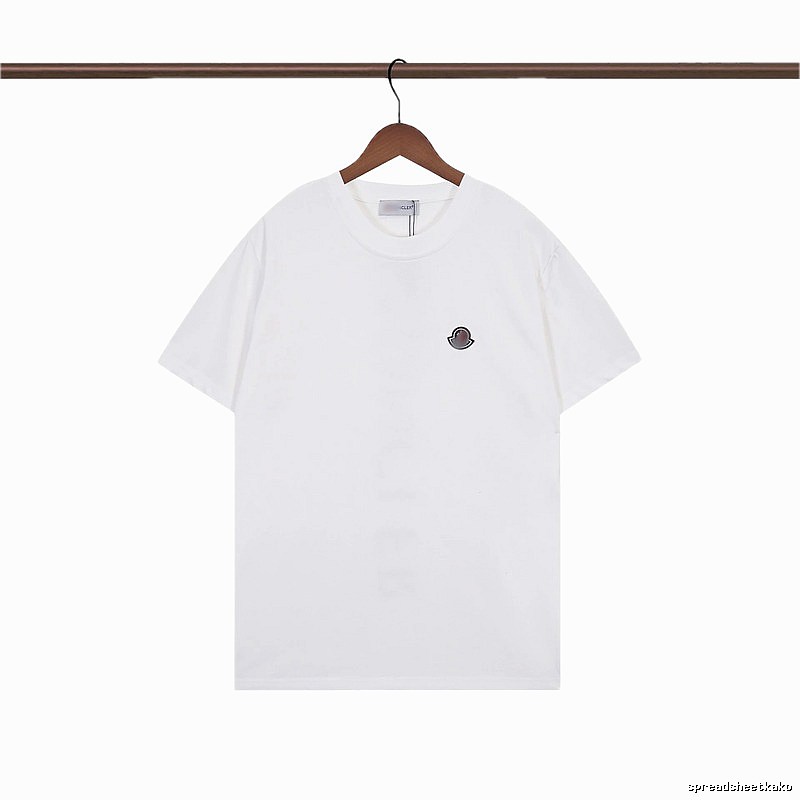 Moncler Classic Minimalist Style White Short-sleeve T-shirt