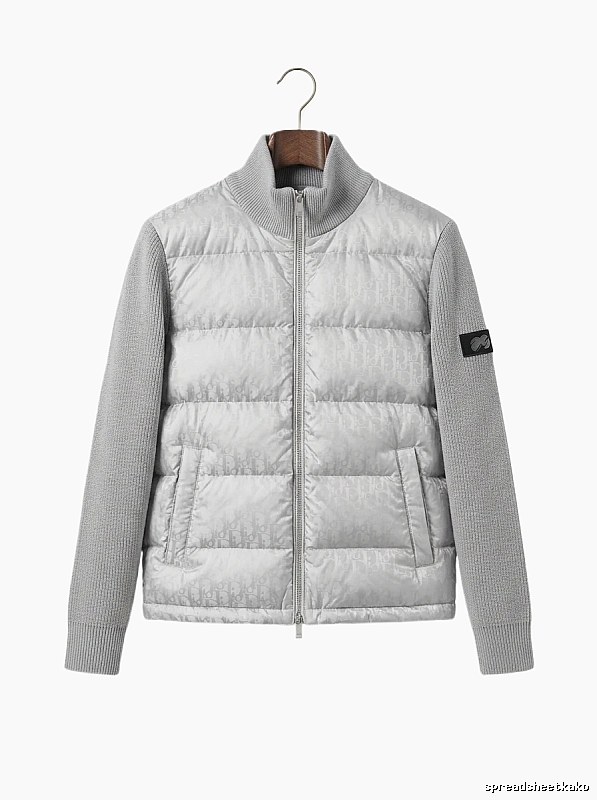 Moncler Silver Grey Trendy and Cool Down Jacket