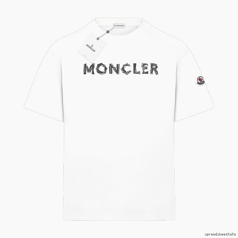 Moncler Simple and Fashionable White T-shirt